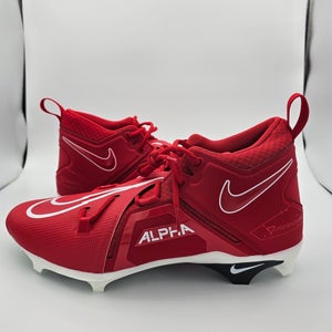 Nike Alpha Menace Pro 3 'University Red' Football Cleats Men's Size 14