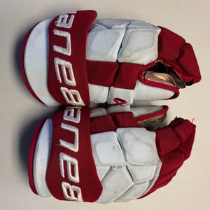 Boston University Bauer Mach Gloves 14”