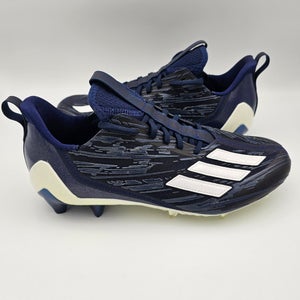 Adidas Adizero Football Cleats 'Navy Blue' Men's Size 10