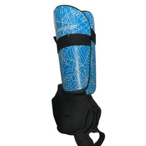 Used Soccer Shin Guards Junior Royal Blue MD 11834-S000035385