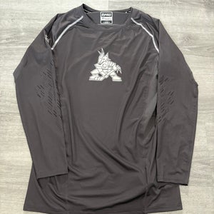 New Arizona Coyotes Gray Large Compression Shirt (New)