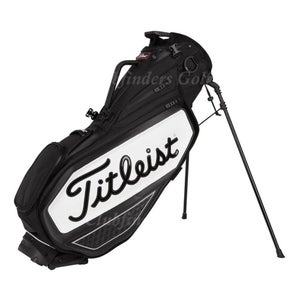 NEW Titleist Premium Black/White Golf Stand Bag w/ Raincover