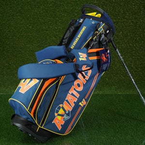 NEW TEAM EFFORT LAS VEGAS AVIATORS STAND BAG 14 WAY DIVIDERS GOLF CARRY BAG BLUE