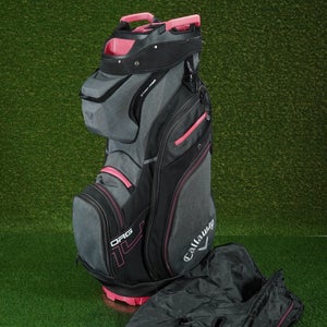 CALLAWAY GOLF ORG 14 CART BAG 2019 14 WAY DIVIDER GOLF BAG, WOMEN'S LADIES, PINK
