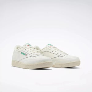 Reebok Club C 100046747 Sneakers Kids Chalk Leather Grade School Shoes FL3742