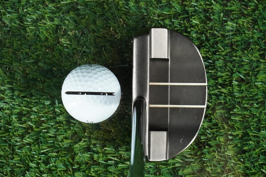 MINT TAYLORMADE ROSSA FONTANA 7-CGB 34 MID-MALLET PUTTER STEEL