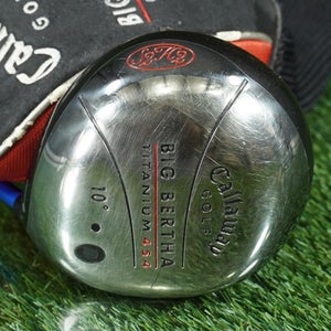 CALLAWAY BIG BERTHA TITANIUM 454 DRIVER PRO LAUNCH BLUE REGULAR 10° + HEADCOVER
