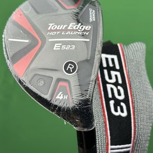 Tour Edge Hot Launch E523 Rescue 4-Hybrid 4H-22* Regular Flex w/ Cover NEW!
