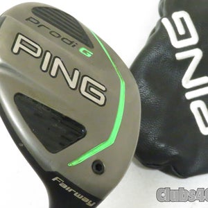 PING Prodi G Fairway 22° Green Stiff Standard Fits 57" Junior Boys Girls +Cover