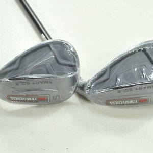Cleveland Smart Sole 4.0 Black Satin Gap and Sand Wedge Set RH Graphite # 195875