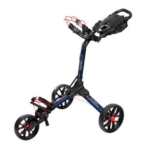 NEW Bag Boy Nitron Navy/Red Golf Push Cart w/ Auto Open Technology