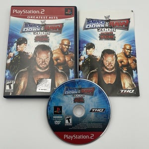 WWE Smackdown vs. Raw 2008 Greatest Hits PS2 CIB W/ Manual - PlayStation 2
