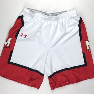 Under Armour Maryland Terrapins Baseline Team Basketball Short Men's L White