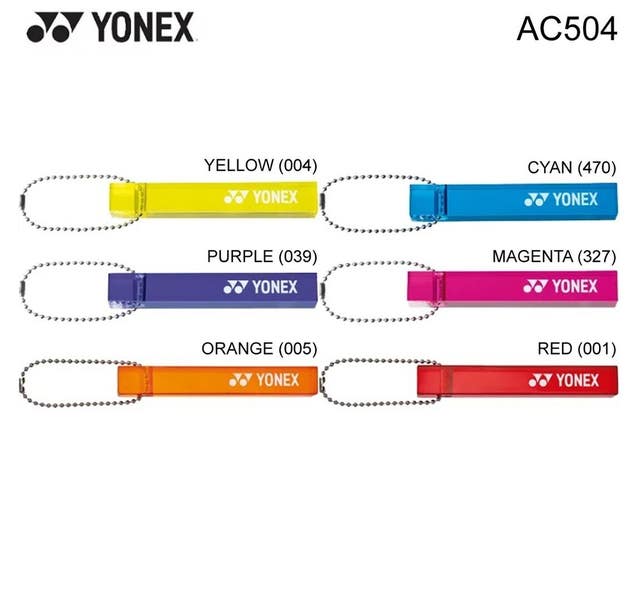 JAPAN EXCLUSIVE* YONEX AC504 ACRYLIC KEY HOLDER / KEY CHAIN COLOR