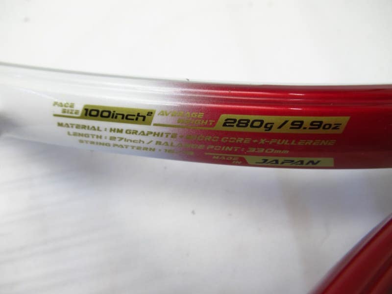 YONEX VCORE Xi 100 (280g) TENNIS RACQUET (4 1/8) NEW GRIP