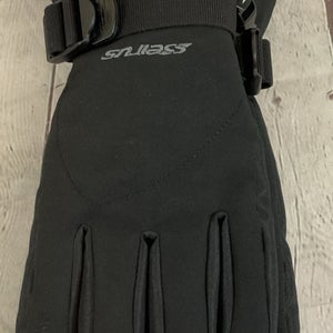 Seirus Mens Medium Zenith Heatwave Gloves Wrist Dual Wrist Cinch Dual Stage Heat