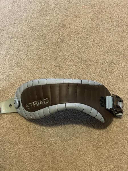 Burton Triad Snowboard binding Left Ankle Strap Large Brown