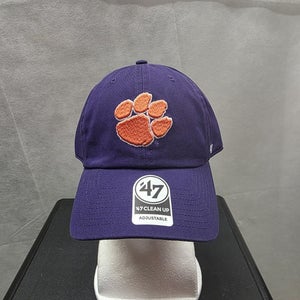 NWS Clemson Tigers '47 Clean Up Strapback Hat NCAA