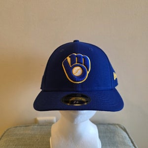 NWS Milwaukee Brewers 2019 Alt New Era 59fifty Low Profile 7 1/4 MLB