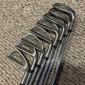 Men's 1990  845s Silver Scot Right Handed Iron Set Regular Flex 8 Pieces Steel Shaft (Used)