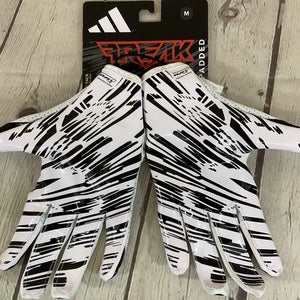 Adidas Freak Medium Padded Adult Football Gloves GripTack Palm Adjustible Wrist