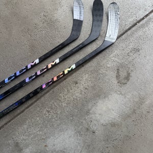 Quentin Musty game used CCM Trigger 9 pro and Trigger 8 pro sticks
