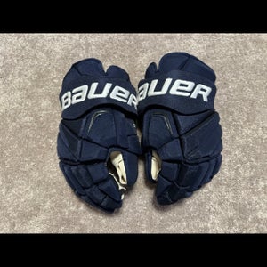 New Bauer Vapor APX 2 Pro Hockey Gloves 15" Capitals Winter Classic Pro Stock