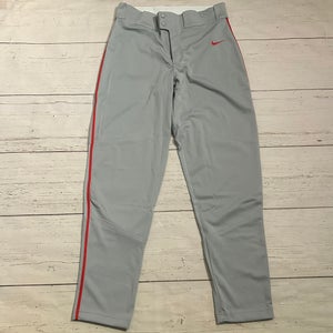 Nike Vapor Select Baseball Pants Gray Red Mens Size XL BQ5489-053