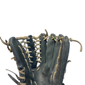 Used Mizuno GGE 70GAR BB/SB Glove RH Throw Black 12 3/4" 11706-S000353209