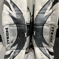 Itech (Used) White Senior 37" Goalie Leg Pads