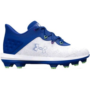 new youth 4.5 Under Armour Bryce Harper TPU molded Baseball Cleats 3026595 400