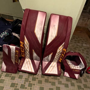 34+1” 2022 CCM AXIS PRO Regular Goalie Full Set Pro Stock (Used)