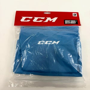 New Baby Blue CCM Practice Socks | Senior
