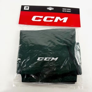 New Dark Green CCM Practice Socks | Senior