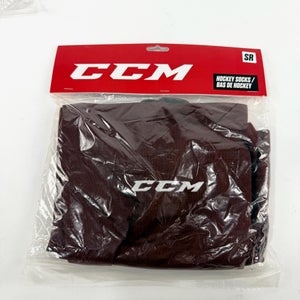 New Maroon CCM Practice Socks | Senior