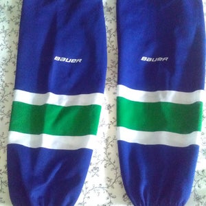 Vancouver Canucks Blue Senior Small Bauer Socks
