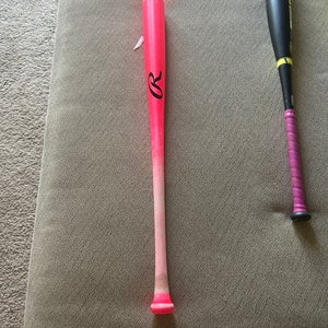 Rawlings Pink Wood Bat  30 oz 33" (Used)