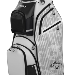 NEW Callaway Golf 2025 Cargo White/Hex Camo Cart Golf Bag