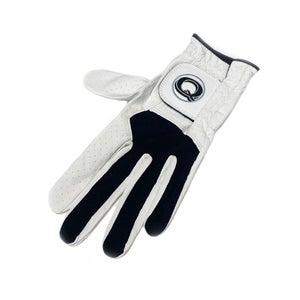 NEW Quality Sport Tour Cabretta White/Black Leather Glove Men's Cadet Small