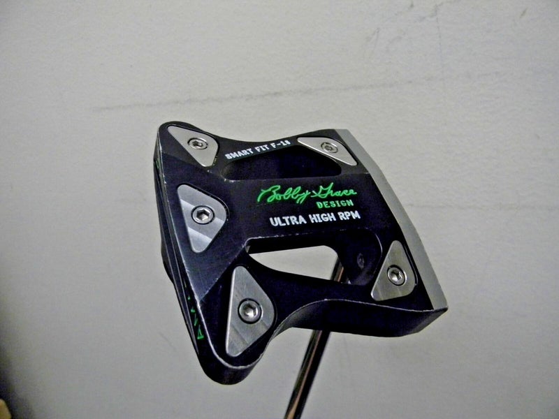 BOBBY GRACE AMAZING GRACE DESIGN SMART FIT F-18 PUTTER W HEAD COVER   35.50