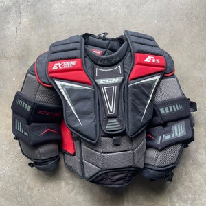 CCM Extreme Flex Shield E2.5 Ice Hockey Chest & Arm Protector Junior Sz LG-XL