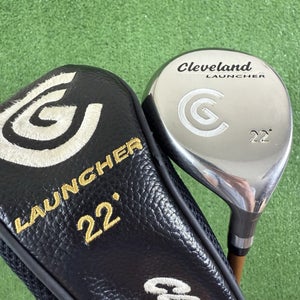 Cleveland Launcher Graphite 7 Fairway Wood 22 Launcher Gold 65g Regular Flex
