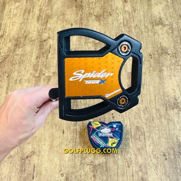 TaylorMade Spider X パター オレンジ Left-Handed- Taylormade Spider Tour X Orange Putter w/ Headcover