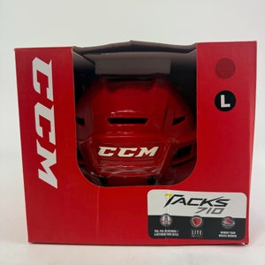 New Red CCM Tacks 710 Helmet | Large