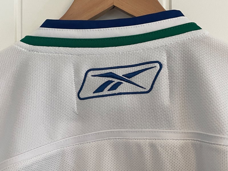 Authentic Reebok Vancouver Canucks 40th Anniversary Stick Jersey Size M Medium