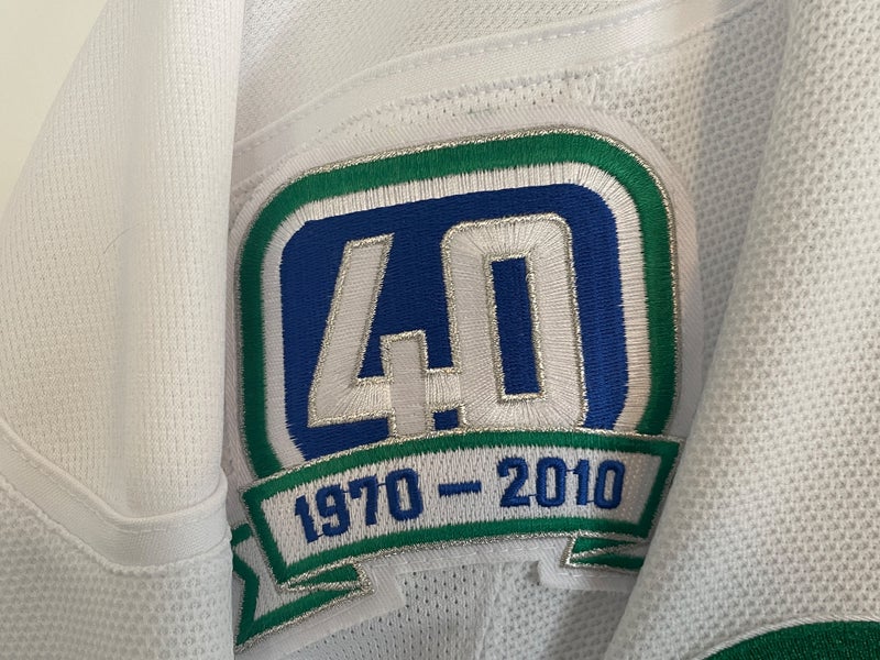 Authentic Reebok Vancouver Canucks 40th Anniversary Stick Jersey Size M Medium