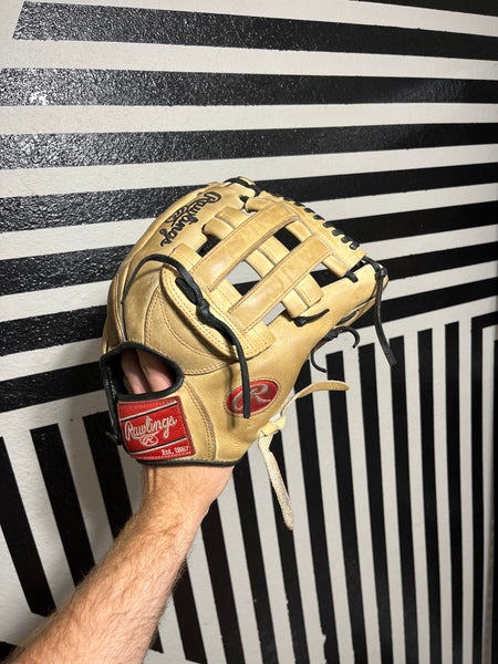 Rawlings heart of the hide 12.75 outfield baseball glove