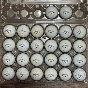 26 Callaway Chrome Soft / Chrome Soft X Golf Balls - 4A Near-Mint Condition Only