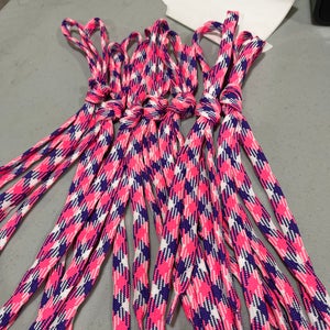 Pink/blue/white Lacrosse Shooters X7