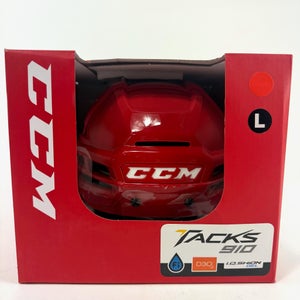 New Red CCM Tacks 910 Helmet | Large